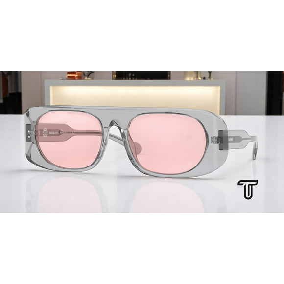 Burberry 0BE4322 3882/5 Clear Grey Rectangle Sunglasses for Womens,Optical
