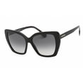 thumbnail image 1 of Burberry 0BE4366F 3980T3 Women's Black Cat Eye Frame Sunglasses, 1 of 2