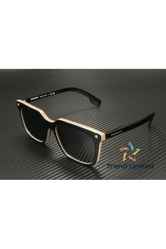 BE4337 379887 Black Dark Grey 56 mm Men's Sunglasses