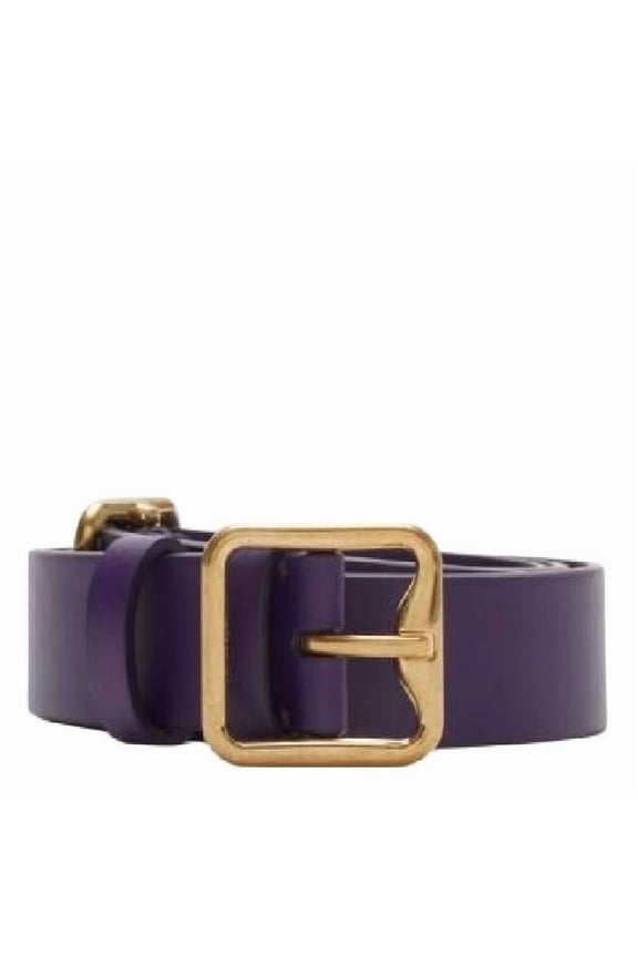 Adjustable Fit Leather Belt, Size Large