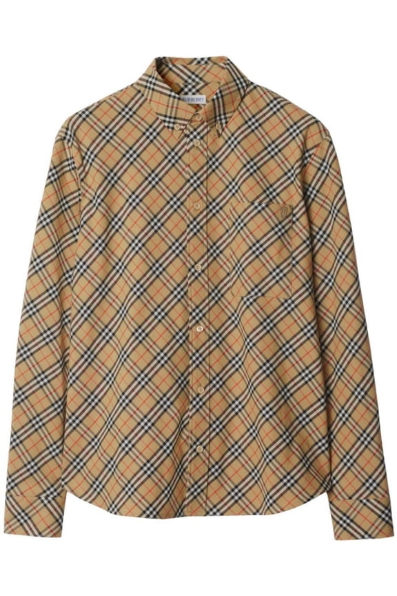 Checked Cotton Shirt (Men's)