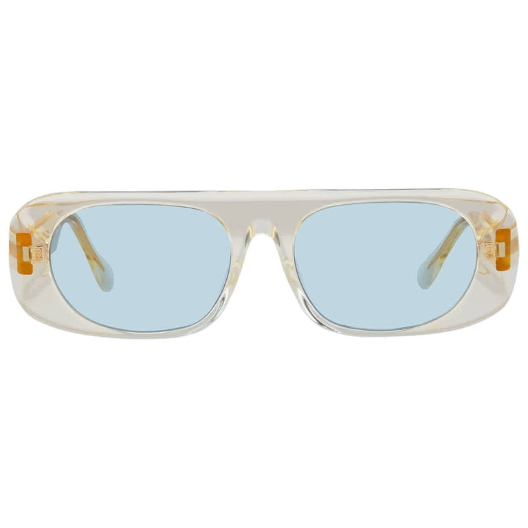 Burberry 0BE4322 387980 Transparent Yellow  Rectangle Sunglasses Burberry BE4337F Carnaby L (56 - 17) with Yellow lenses and  main image 4