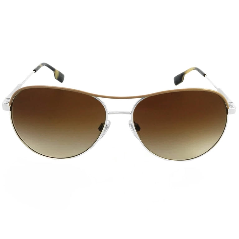 Burberry Silver Frame Brown Gradient Women\'s Sunglasses Burberry BE4488 M (52 - 17) with Brown lenses and Pink frame  main image 2