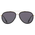 thumbnail image 1 of Burberry BE 3125 Metal Unisex Aviator Polarized Sunglasses Gold/Black 59mm Adult, 1 of 5