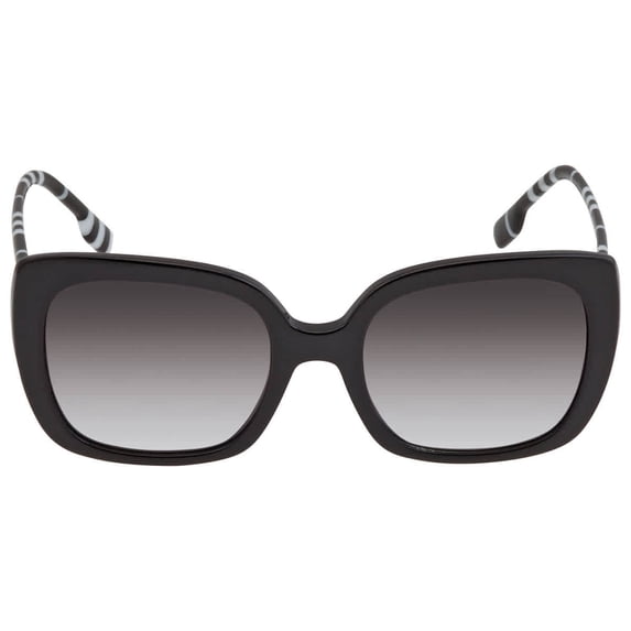 Burberry BE 4323 Plastic Womens Square Sunglasses Black 54mm Adult