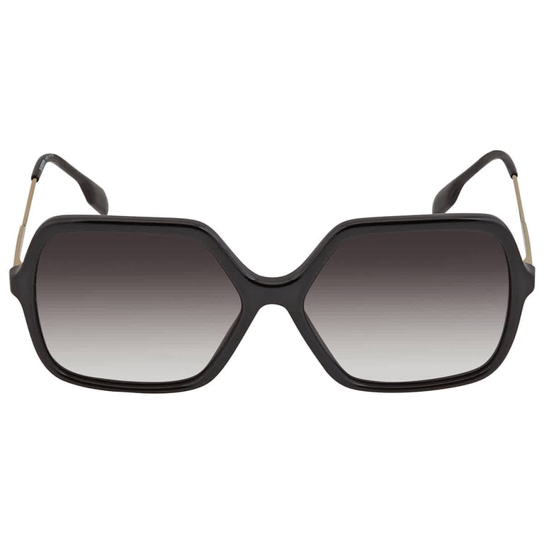 Burberry BE 4324 Womens Oversized Sunglasses, Black Frame  display picture 1