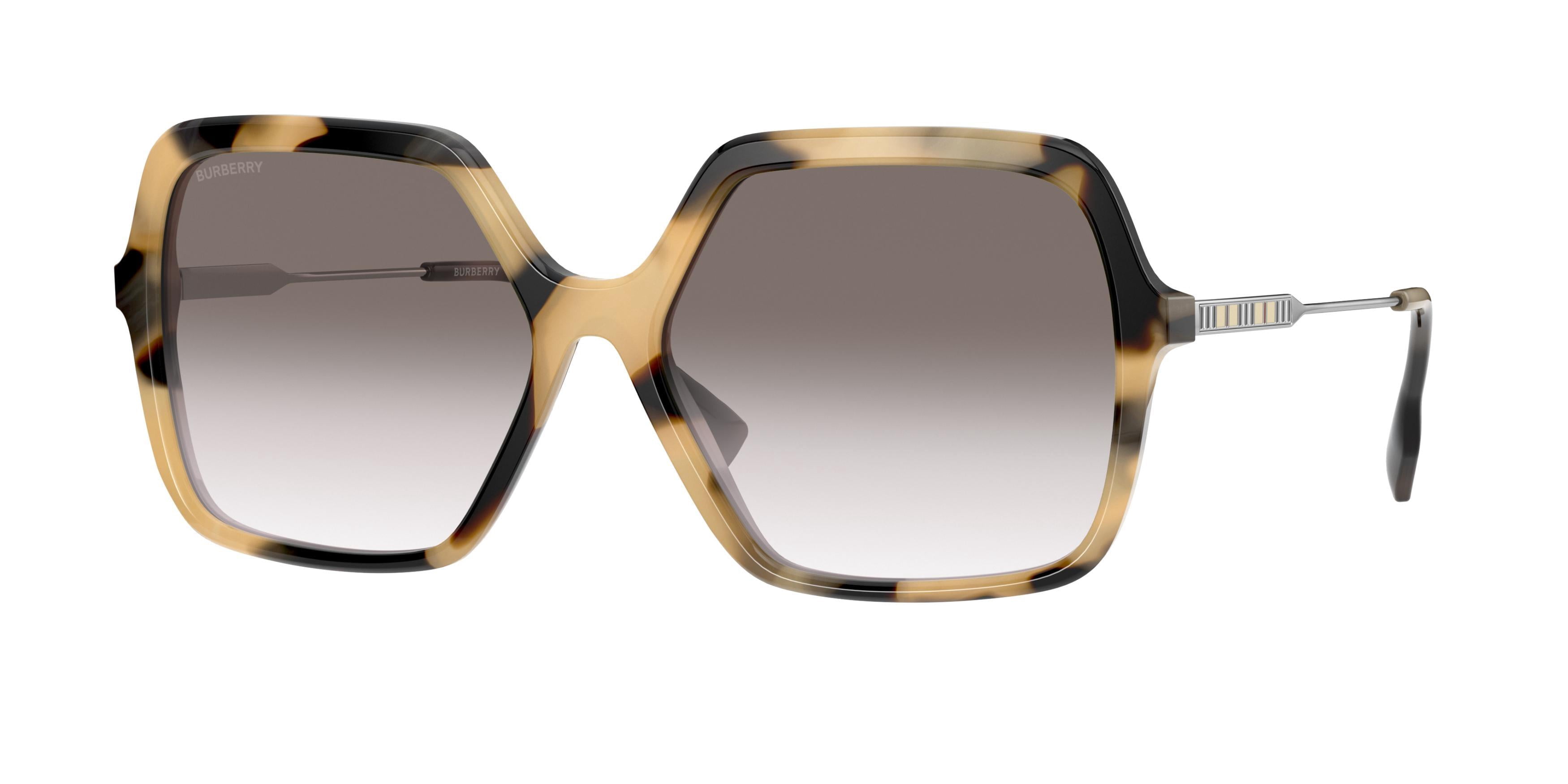 Burberry Women\'s Light Havana and Grey Sunglasses! Burberry Women main image 3