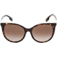 thumbnail image 1 of Burberry BE 4333 Plastic Womens Cat-Eye Sunglasses Havana 55mm Adult, 1 of 2