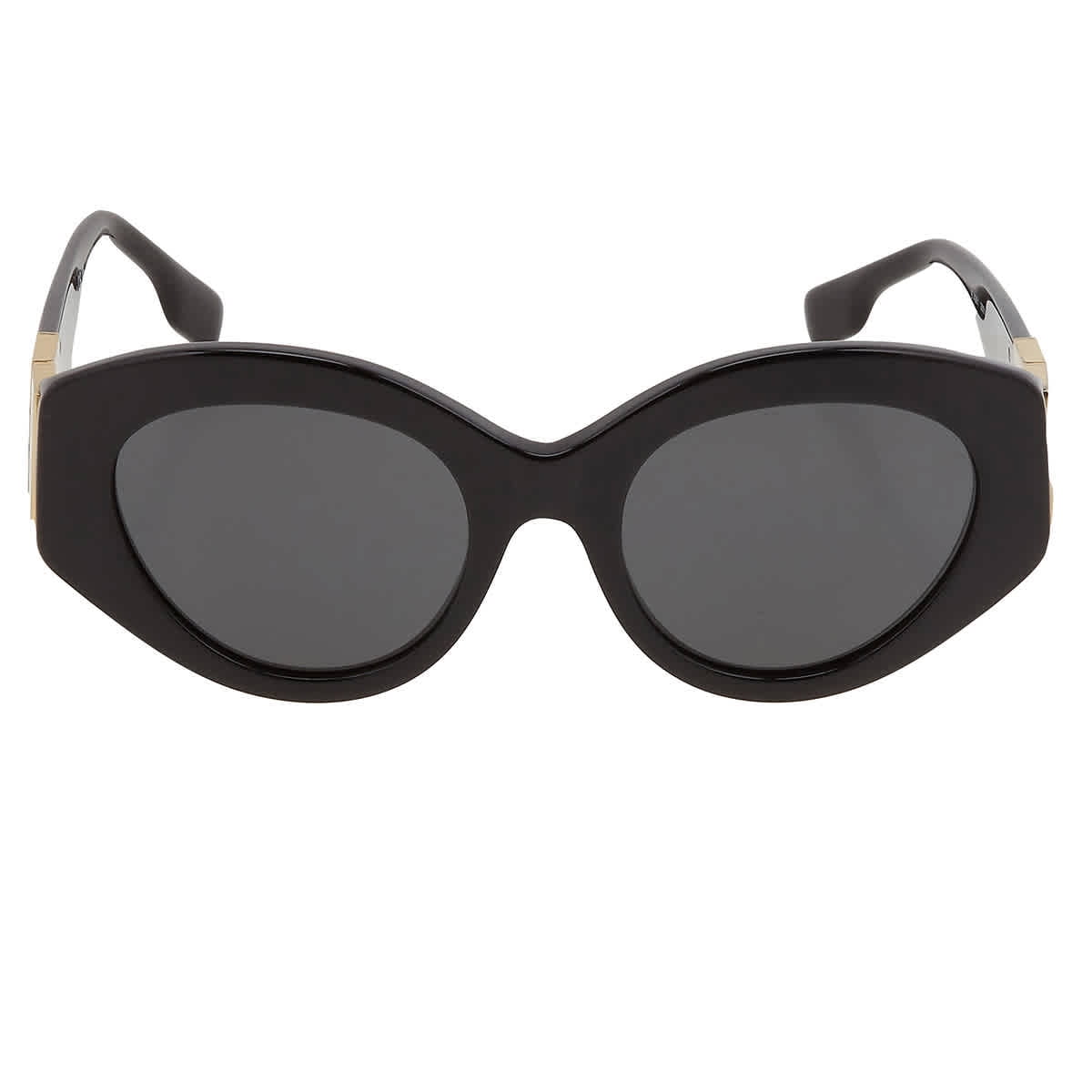 Burberry BE 4361 Plastic Womens Cat Eye Sunglasses Black