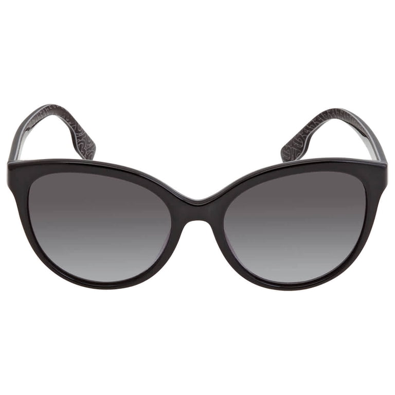 Burberry BE 4365 Plastic Womens Cat-Eye Sunglasses Black  display picture 3