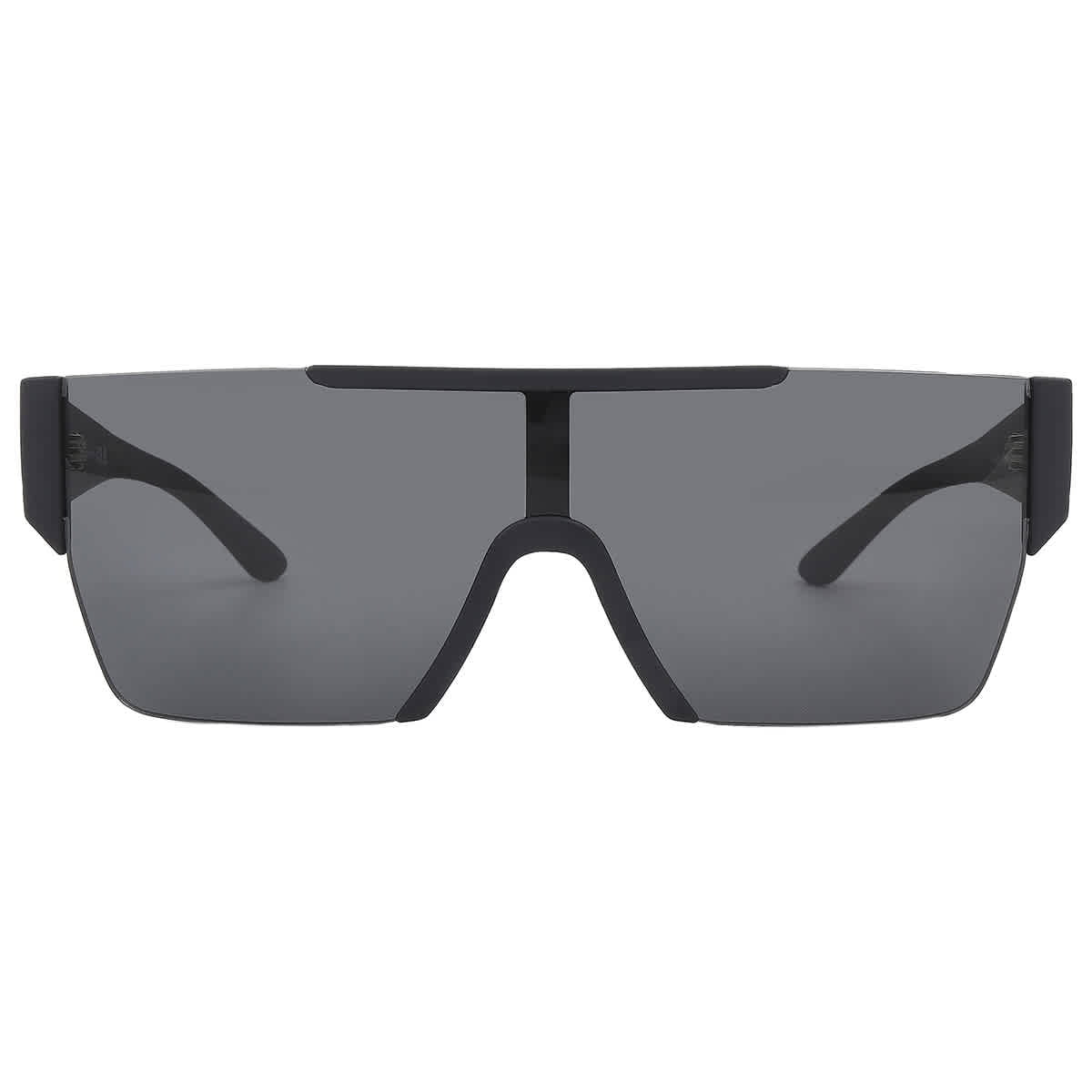 Burberry Men s Shield Sunglasses BE4291 Matte Black Frame Dark Grey Lenses 138mm Lens Width 100 UV Protection Walmart