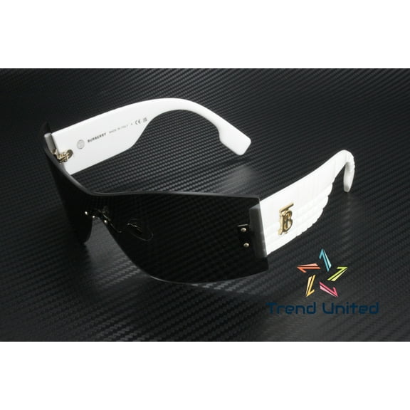 Burberry BELLA BE 3137 Plastic Womens Rimless Sunglasses White 45mm Adult