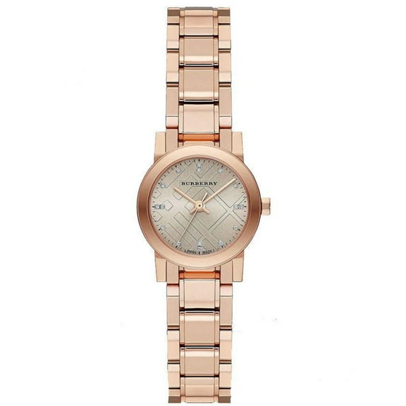 Burberry BU9215 Heritage Rose Gold Swiss Made Womens Watch
