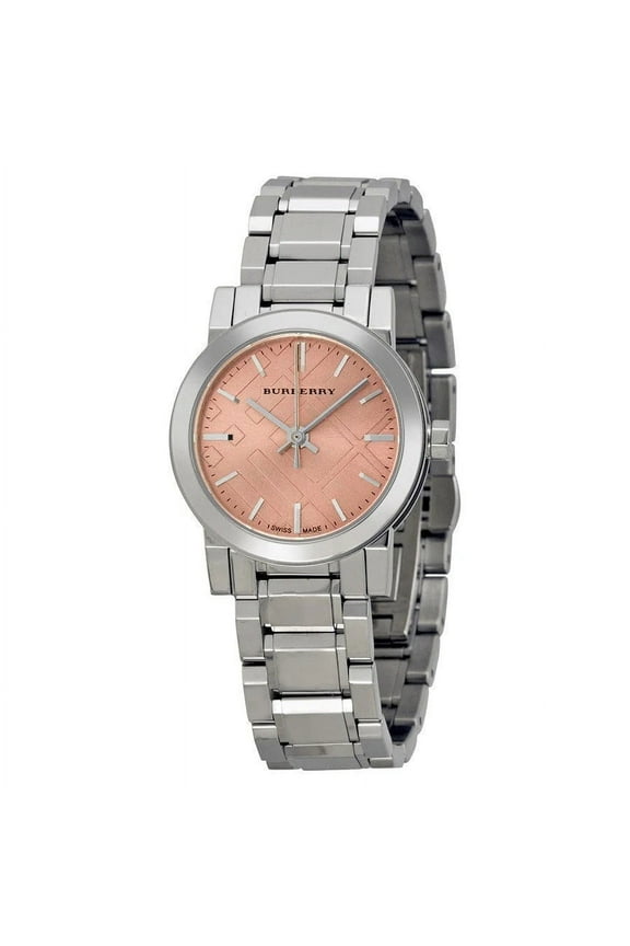 BU9231 The City Pink Diamonds Dial Silver Steel Strap Women's Watch
