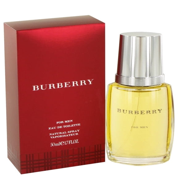 Burberry Eau de Toilette Spray for Men, 1.7 oz (50 ml)  Aromatic Woody Amber Fragrance
