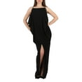 thumbnail image 1 of Burberry Black Crystal And Chain Detail Stretch Jersey Sleeveless Gown, Brand Size 6 (US Size 4), 1 of 1