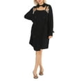thumbnail image 1 of Burberry Black Deconstructed Crepe Trench Coat Dress, Brand Size 2 (US Size 0), 1 of 1