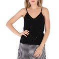 thumbnail image 1 of Burberry Black Maeve Wool Tank Top, Size Medium, 1 of 1