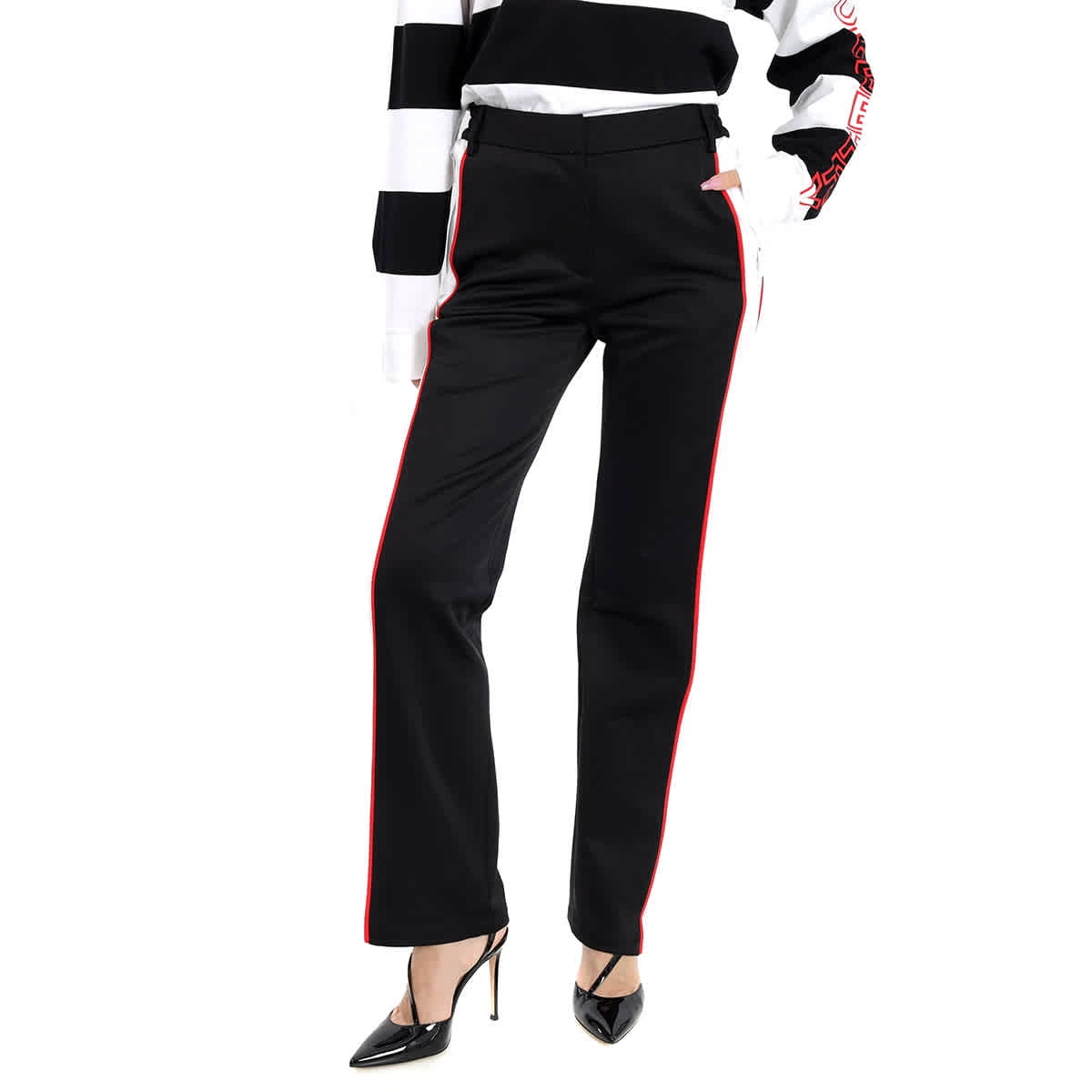 Burberry striped deals pants