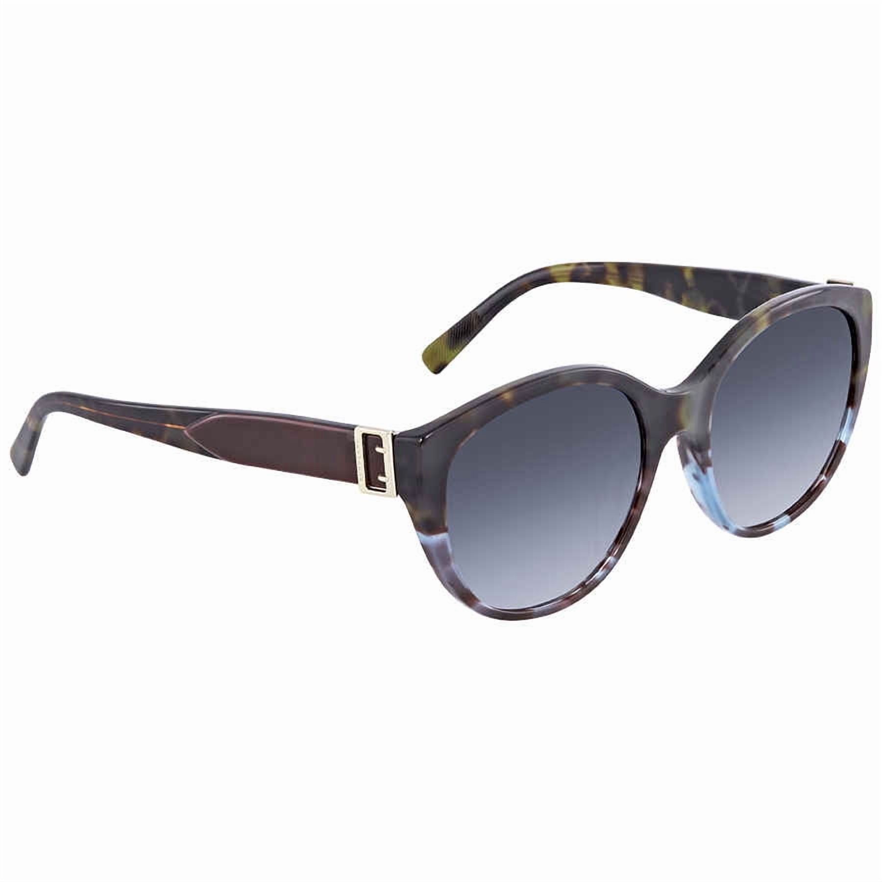 Burberry Blue Gradient Round Ladies Sunglasses BE4242F  display picture 3