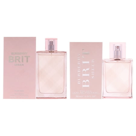 Burberry Brit Sheer 2 Pc Kit - 3.3oz EDT Spray, 1oz EDT Spray