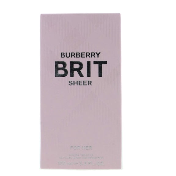 Burberry Brit Sheer Eau De Toilette 3.3 O.Z *EN