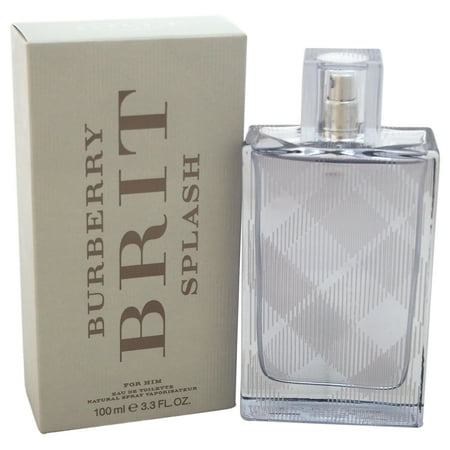 Burberry Brit Splash Cologne for Men, 3.3 Oz