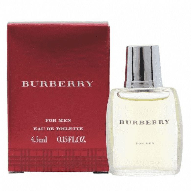Burberry Men's Cologne, Miniature EDT Splash, 0.15 oz ~ 4.5 ml, Woody  Aromatic Fragrance - Walmart.com