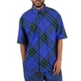 thumbnail image 1 of Burberry Check-Pattern Cotton Shirt, Size Medium, 1 of 1