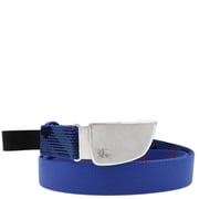 Burberry Check Webbing Shield Belt, Size 105