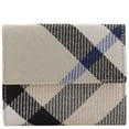 thumbnail image 1 of Burberry Checked Leather Wallet, 1 of 1