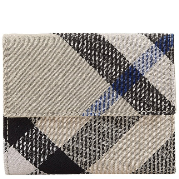 Burberry Checked Leather Wallet