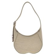Burberry Chess Baguette Leather Shoulder Bag
