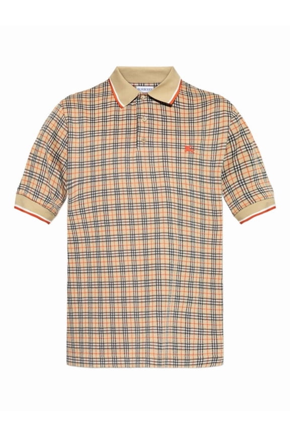 Classic Check Pattern Polo Shirt (Men's)