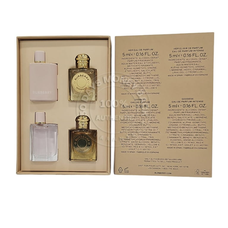 Burberry Coffret 4 Piece Mini Splash Women's Gift Set (NEW