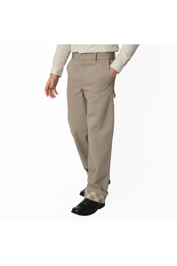 Cotton Carpenter Trousers, Brand Size 48 (Waist Size 32.7")