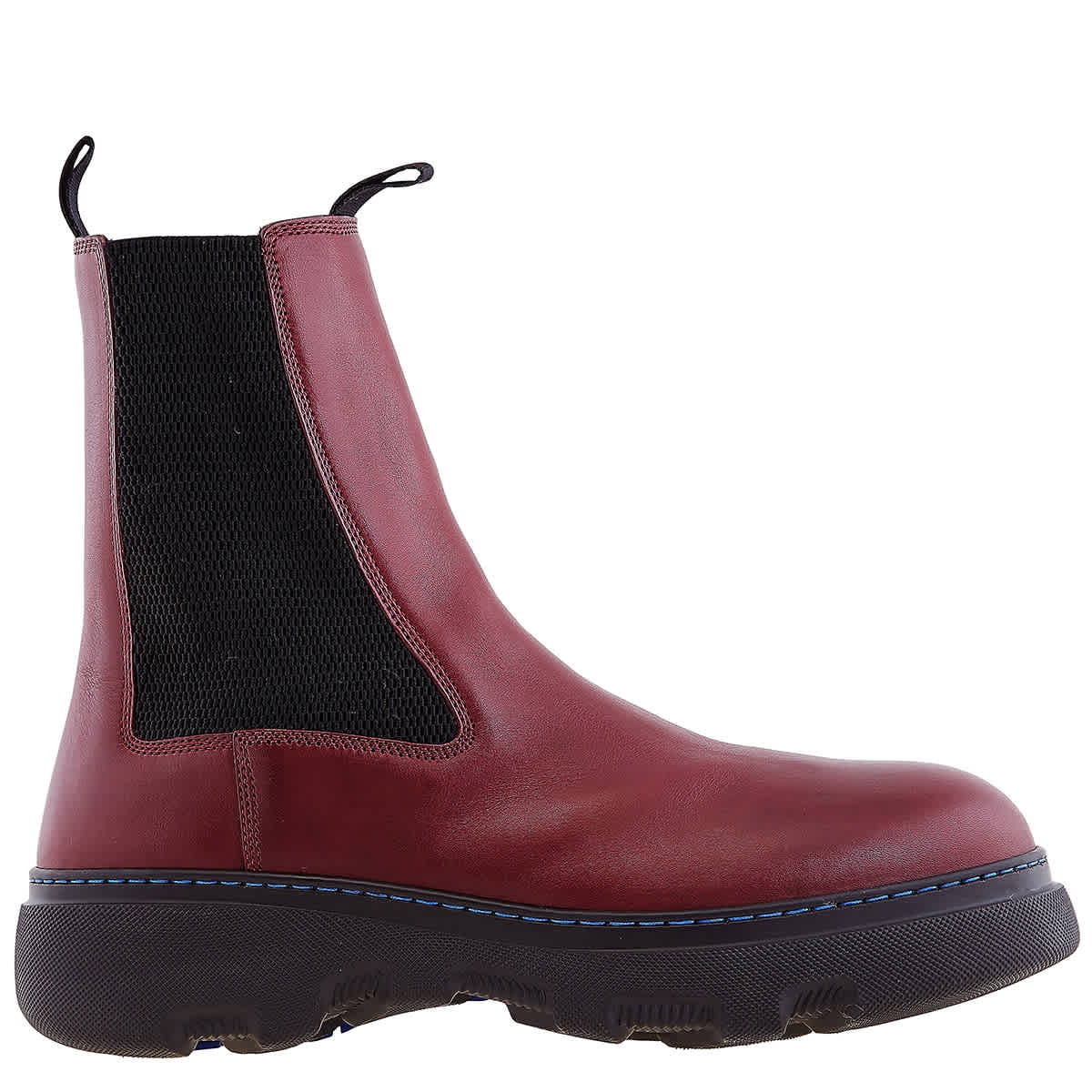 Burberry Creeper Chunky Sole Leather Chelsea Slip On Boots Burberry Leather Creeper Chelsea Boots | REVERSIBLE main image 2