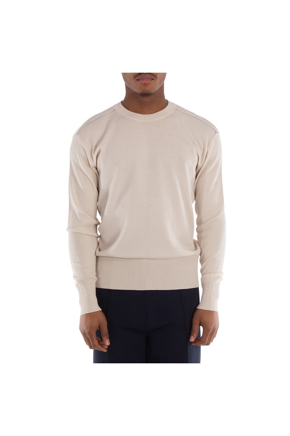 Crew-Neck Wool Jumper, Size Medium