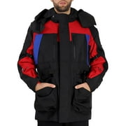Burberry Detachable Puffer Colour-block Jacket, Size Small