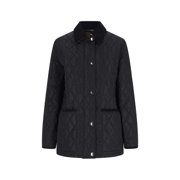 Black Diamond Quilted Nylon Jacket