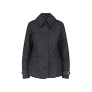 Diamond Quilted Jacket With Collar