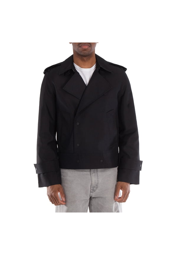 Double-Breasted Long Sleeved Jacket, Brand Size 50 (US Size 40)