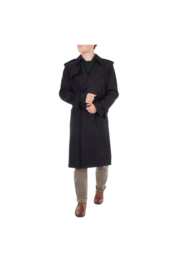 Double-Breasted Silk-Blend Trench Coat, Brand Size 50 (US Size 40)