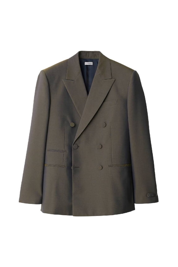 Double-Breasted Wool Blazer, Brand Size 48R (US Size 38R)