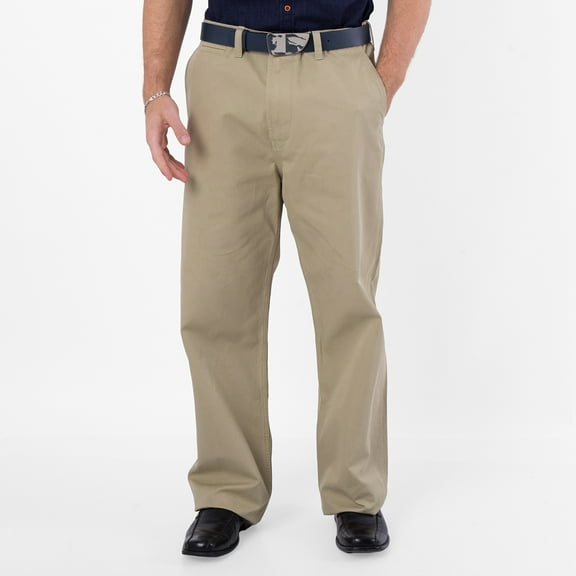 Burberry Double-Faced Cotton Chinos, Size Medium
