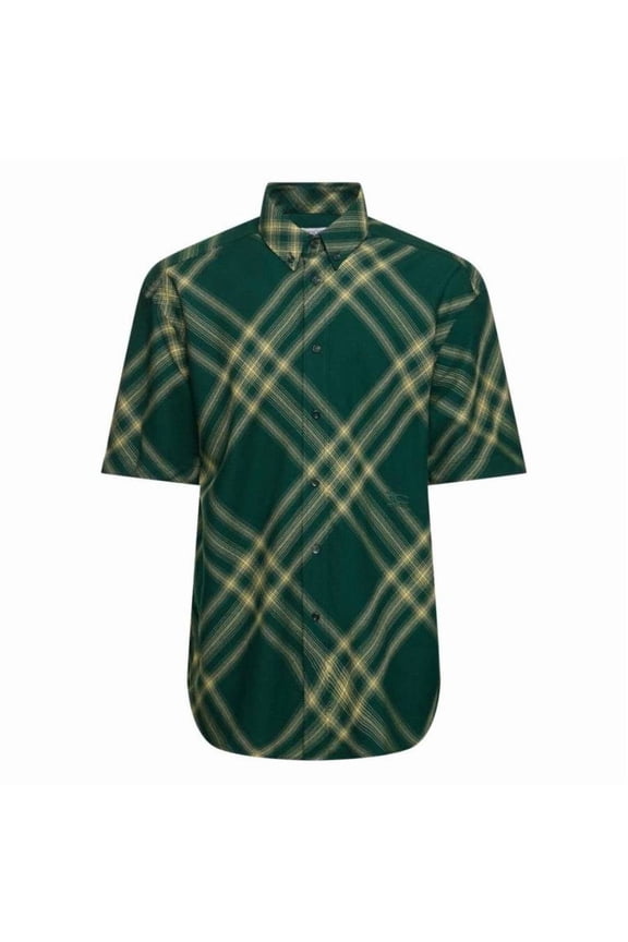 EKD Check Print Wool Shirt, Size Large