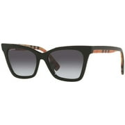BURBERRY Elsa BE 4346 Plastic Womens Square Sunglasses Black 53mm Adult