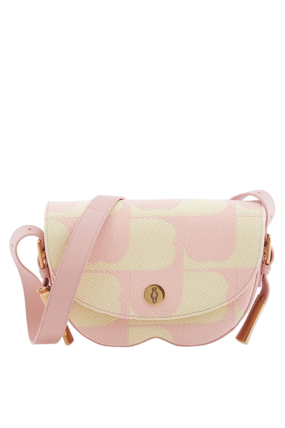 Embroidered B Design Chess Satchel