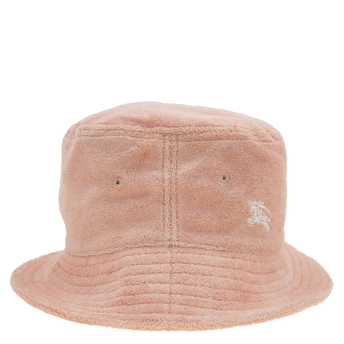 Burberry Equestrian Knight Embroidered Towelling Bucket Hat 