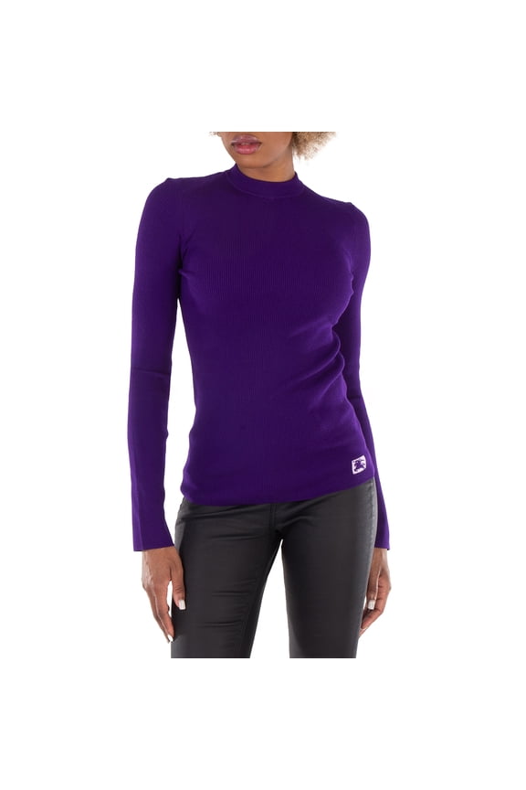 Equestrian Knight Logo Wool Blend Sweater, Size XX-Small